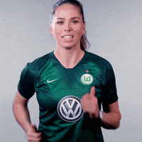 champions league running GIF by VfL Wolfsburg